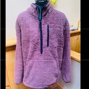 Victoria’s Secret Sherpa Half Zip Sweater